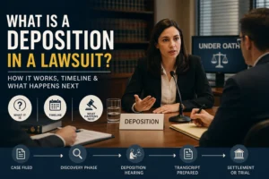 deposition in a lawsuit