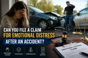 emotional distress claim after accident